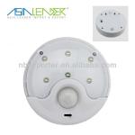 White round wireless motion led sensor light