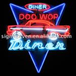 Custom Car Diner neon sign
