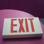 LED Exit signage emergency light