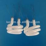 Hangzhou factory Half spiral 7mm energy saving cfl glass tube