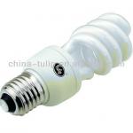 half spiral energy saving lamp with 11w to 20w, tri-phosphor powder,9mm tube