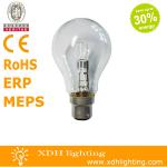 A60 220-240V 52W B22 energy saving halogen lamp