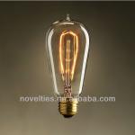 Vintage antique bulb imitating carbon filament bulb