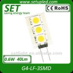 G4 40Lm 20W 3smd 5050 LED light(G4-LF)