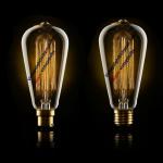 Decorative filament light bulbs 60W ST64 E27/B22