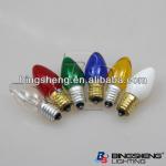 Hot sales 220v e17 10w c9 clear incandescent bulb