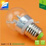 Popular SMD 3W LED clear bulb(similar to incandescent bulb)