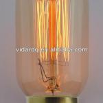 Vintage Squirrel Cage Tube Filament Edison Bulb