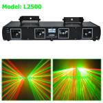 4 lens red and green party laser light