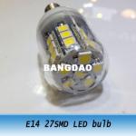 AC 220V E14 Base 5W 27pcs 5050 Smd LED Warm White Spot Light Bulb Lamp 10PCS