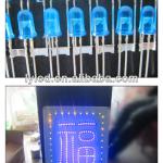China alibaba express low consumption 5mm blue led/light emitter diode for advertising light box