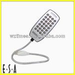 2014 Hot sell 28 led USB notebook light; Highlight LED to read the keyboard light; Snake small night light G22A002