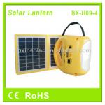 2014 Portable super bright led solar lantern with double panels &amp; USB phone charger