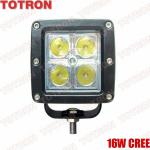 24V /12V 16W 1280lm 3&#39;&#39; Square Bikes, Trailers,Motorcycles LED Driving Lights with CREE Chips