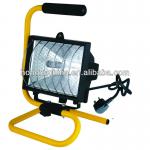 400W 500W Outdoor Halogen Portable floodlight with UK plug
