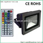 10w led flood light RGB With IR Remote controller