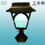 outdoor fence post light garden lamp