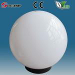outdoor lighting uvioresistant acrylic outdoor globe Lights globe protection plastique blanc