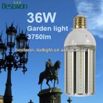 UL LM80 E39 36W 3800LM to Replace 150W HPS IP64 for Sealed Fixtures Using 360 Degree LED Garden Bulb