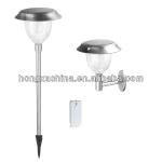 OS7258 LED Solar garden lamp in Stainless steel 2functions