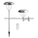 OS7258 LED Solar garden lamp in Stainless steel 2functions