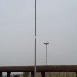 25m the high mast light with 400w HPS Language Option French