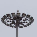 20-35m 360 degree illumination high mast light