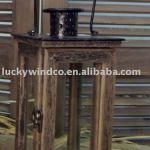 distressed antique brown lanterns-LWSW164-9A46-S