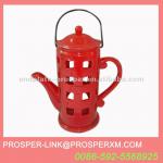 Ceramic Red Hanging Hurricane Lamp-PL-EY-1391A