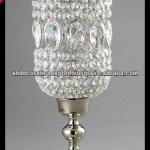 Hurricane crystal candle holder, Crystal votive centerpiece candle holder