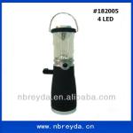 4 Led Camping Lantern with Hand Crank