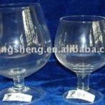 Big Clear Glass Wine Goblets