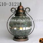 Mosaic Glass Lantern-YX10-3119