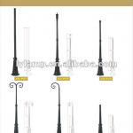 best price and quality Decorative Aluminum Street Lighting Pole With Luminaire