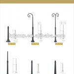 best selling -Decorative Aluminum Street Lighting Pole With Luminaire