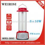 Rechargeable Lawn Lamp with Radio (WRS-3893)