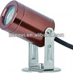 Brown anodised aluminum Outdoor lighting 240V/120V/12V High power LEDS 1W/3W electric path lights for european and USA