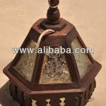 PILLAR LIGHT - JATI WOOD