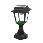 Antique style pathway solar post lighting for garden yard standing