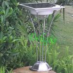 2013 New Design Stainless Steel Solar Led Lawn Lamp (DL-SPS007)