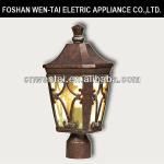 New arrival extreior pattern lamp post lights for main gate/outdoor garden pillar light