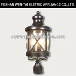 Best seller for western pole mount solar light outdoor pillar lighting