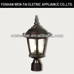 Classical style for western outdoor garden pillar light pillar lamp