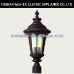 China antique outdoor lighting bollard garden lamp solar path lights(DH-4273)