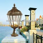 Good quality outdoor post lamp