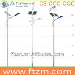 Wind solar hybrid LED street light