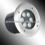 316 stainless steel tempered glass ce and rohs betify and decoration 6w led underground lightings