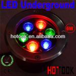 2013 RGB 6w led underground light IP68 waterproof 85~265V CE RoHS