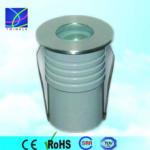 25deg/45deg inground led, stainless round cover 3w led inground lights