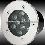 316 stainless steel tempered glass ce and rohs approved betify and decoration 9w led underground lamp